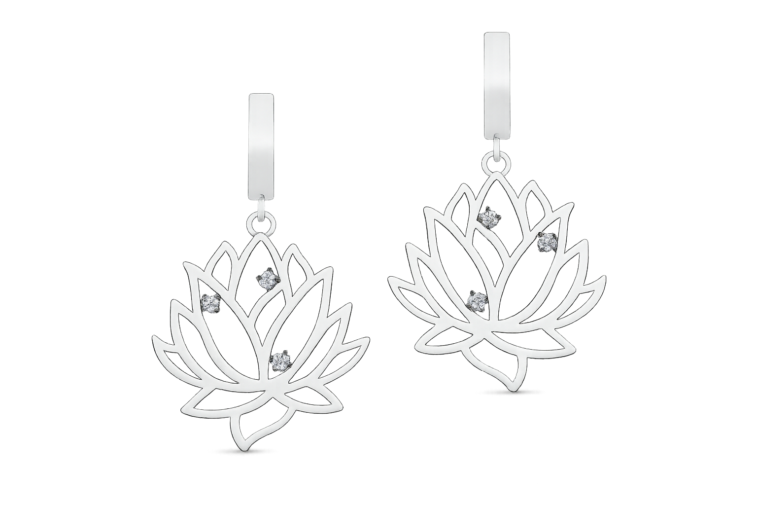Clear background jewelry photo example