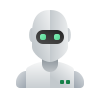 AI Robot Analyzing
